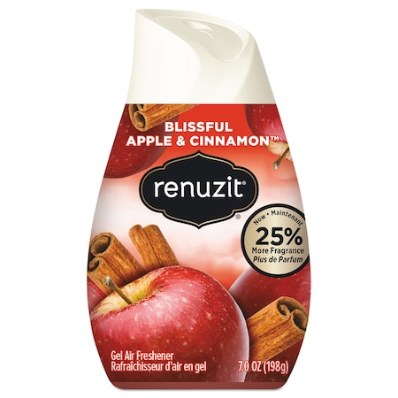 Renuzit Adjustables Air Freshener, Blissful Apples & Cinnamon, 7 oz Cone, PK12 DIA 03674